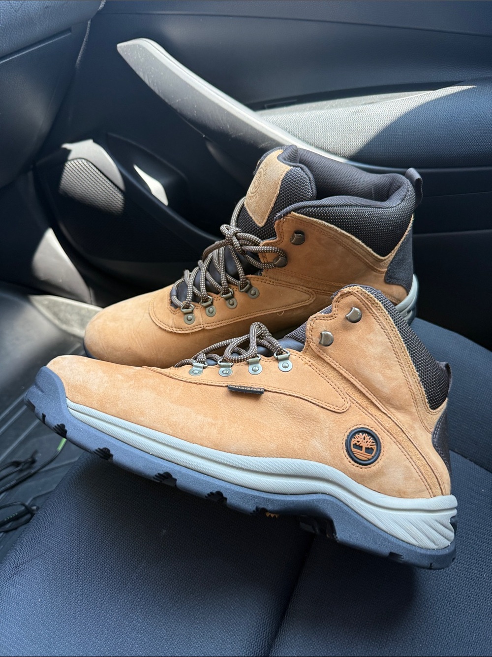Timberland Men's Wheat/Tan Leather Hiking Boots